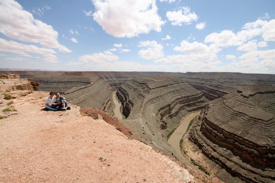 Petra und Uwe über den Goosenecks