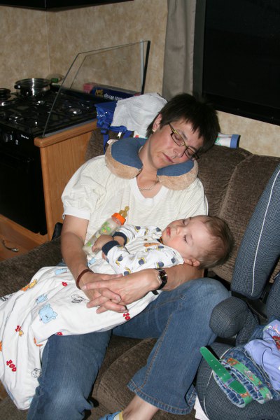 Ein anstrengender Tag geht zu Ende