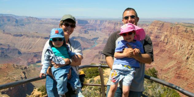 Familie Peter im Grand Canyon National Park