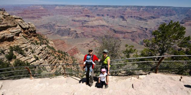 Familie Peter am Grand Canyon