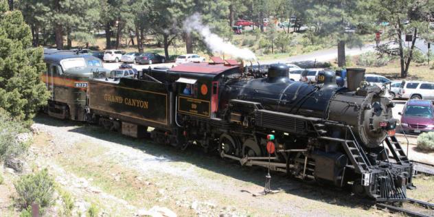 Die historische Eisenbahn vom Grand Canyon nach Williams
