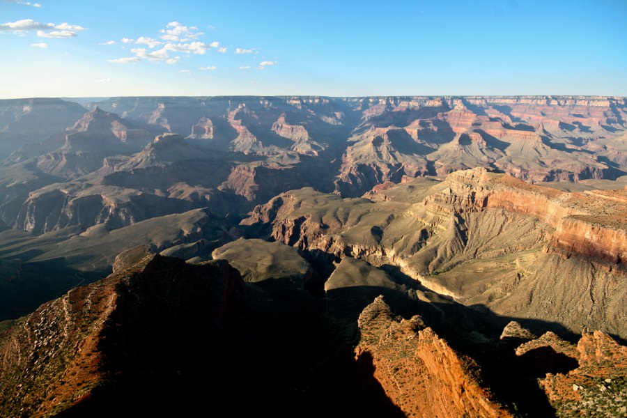 Bald ist Sonnenuntergang am Grand Canyon