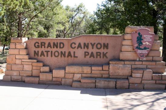 Eingang des Grand Canyon National Parks