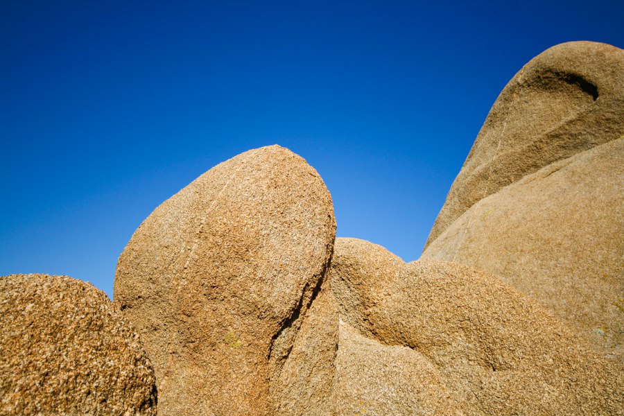 Der Skull Rock im Joshua Tree NP