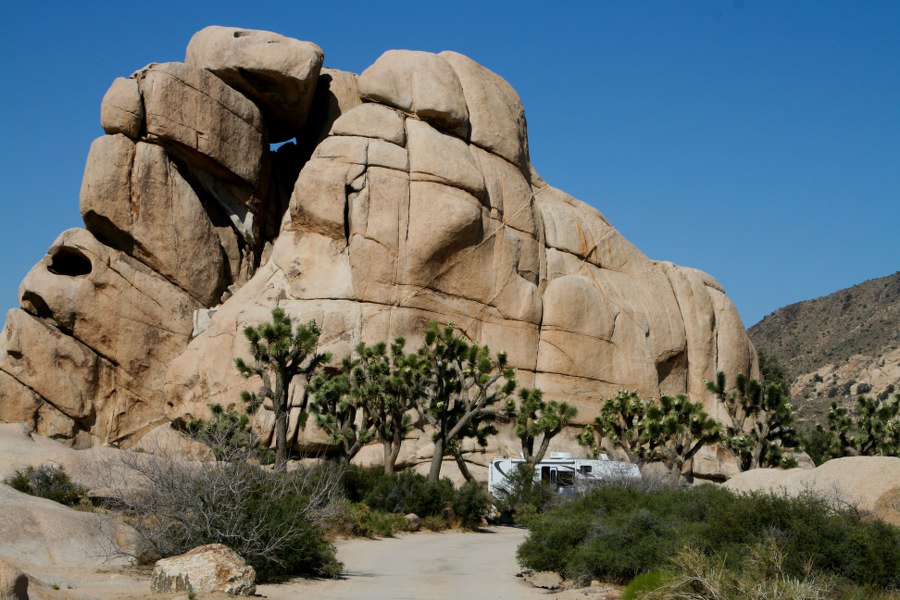 Unsere Site im Hidden Valley Campground (Site 2)