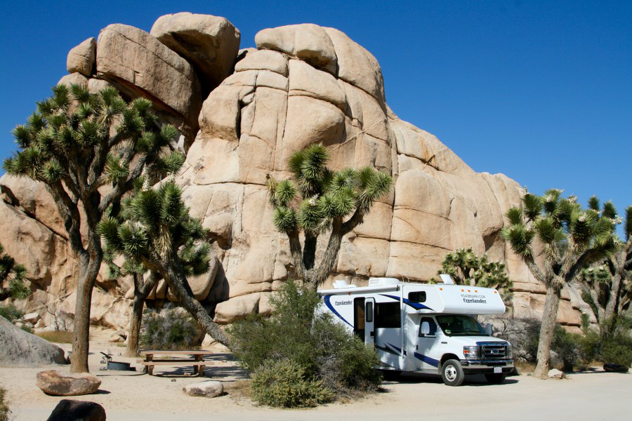 Unsere Site im Hidden Valley Campground (Site 2)