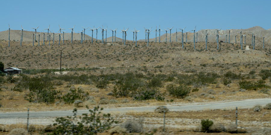 Auf dem Weg nach Westen in Richtung Los Angeles