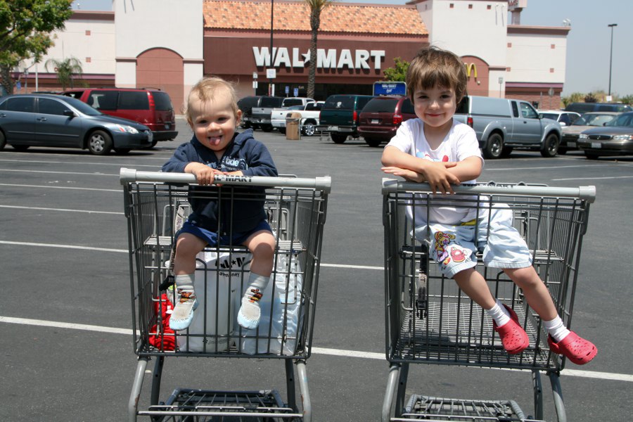 WalMart-Rallye Tim gegen Svenja