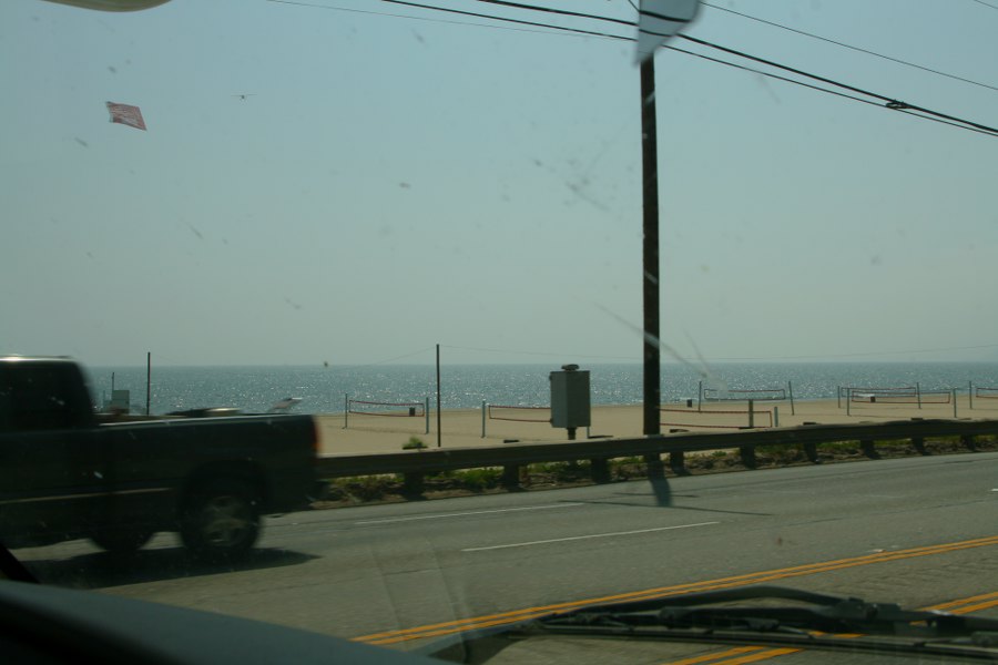 In Santa Monica am Pazifik