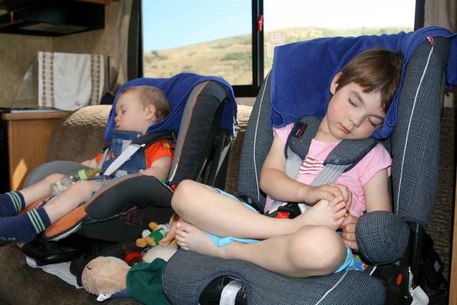 Typisches Bild während unserer Etappen