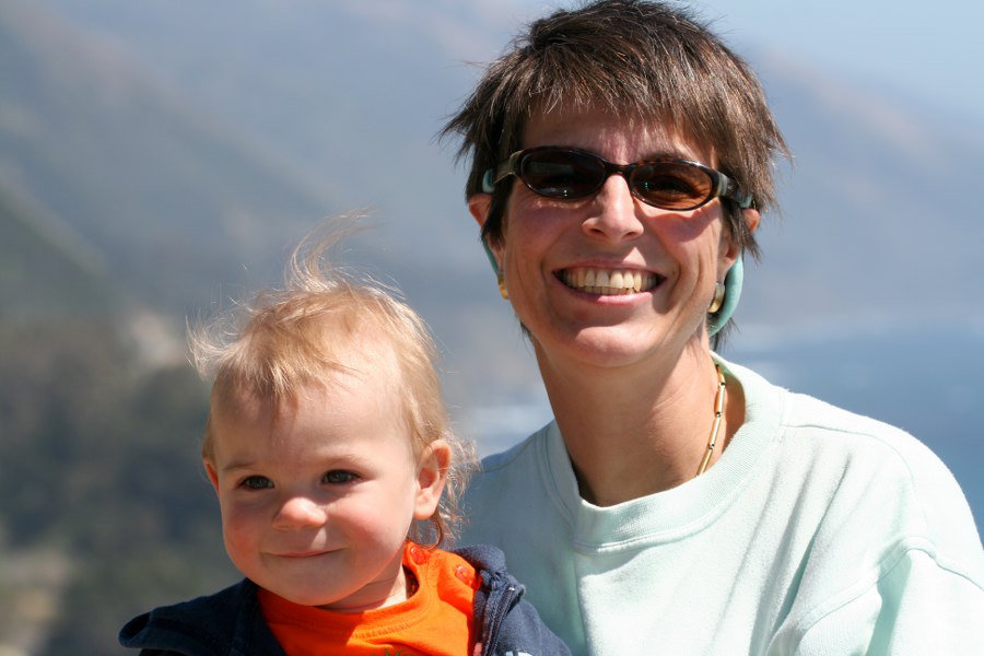 Petra und Tim am Highway 1