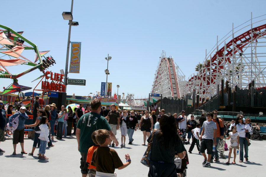 Der Boardwalk in Santa Cruz