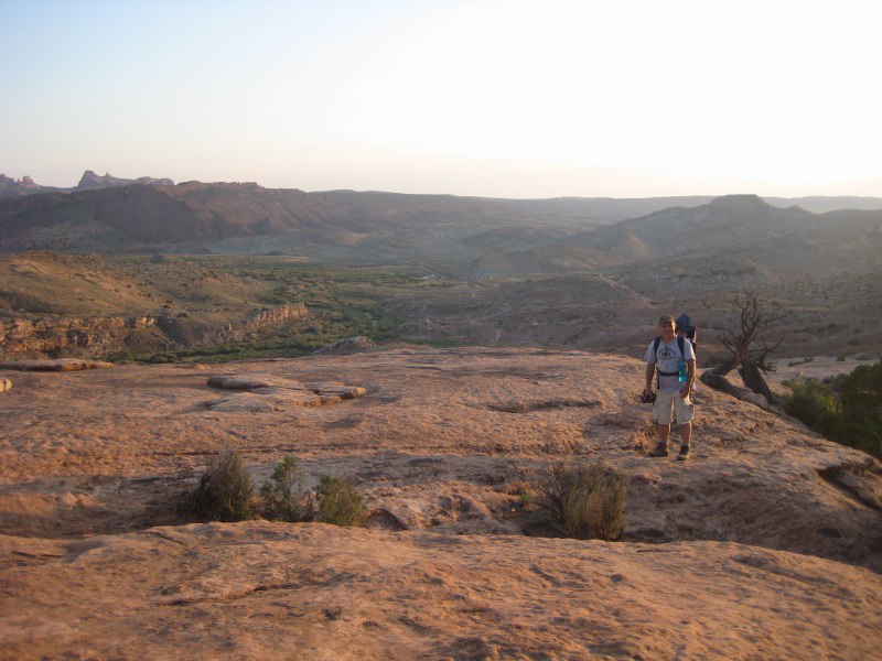 Auf dem Rückweg vom Delicate Arch