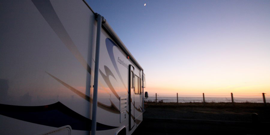Auf dem RV Park in Pacifica