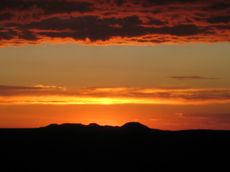 Sonnenuntergang im Dead Horse SP