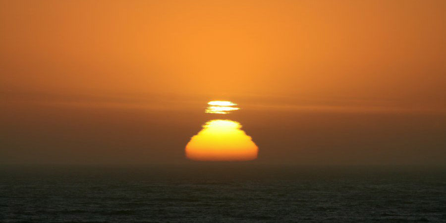 Sunset mit Spiegelung