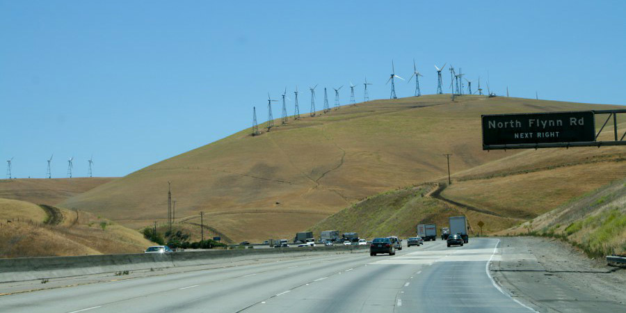 Wieder auf dem richtigen Weg in Richtung Yosemite NP