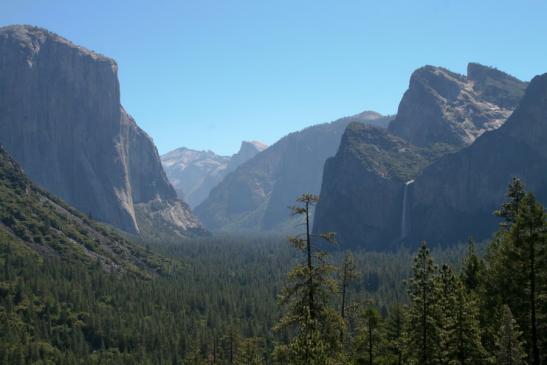 Blick auf das Yosemite Valley