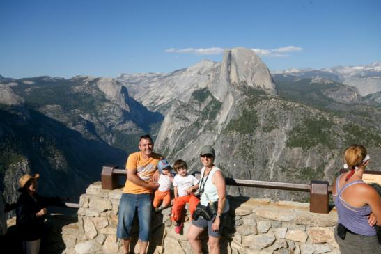 Familie Peter im Yosemite NP