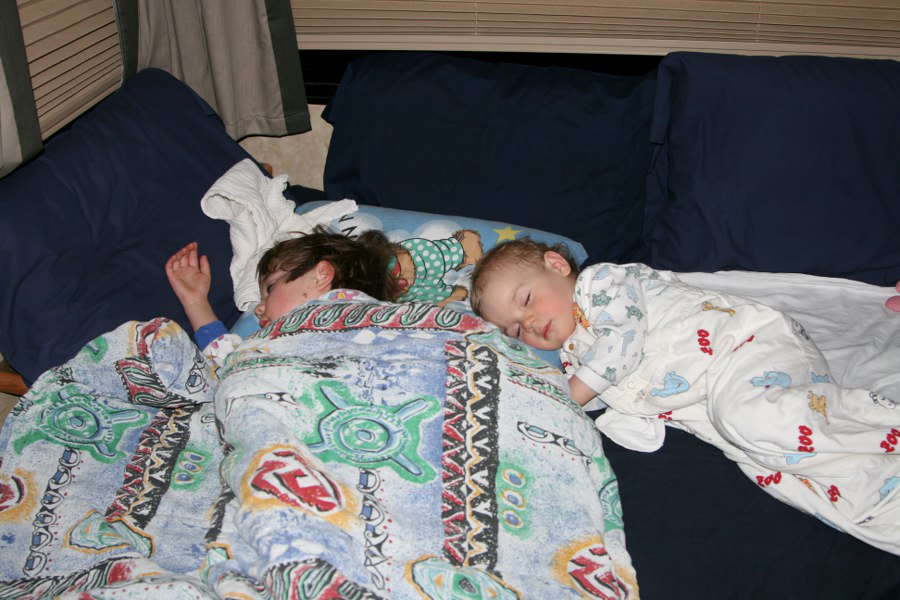 Die Kids sind totmüde