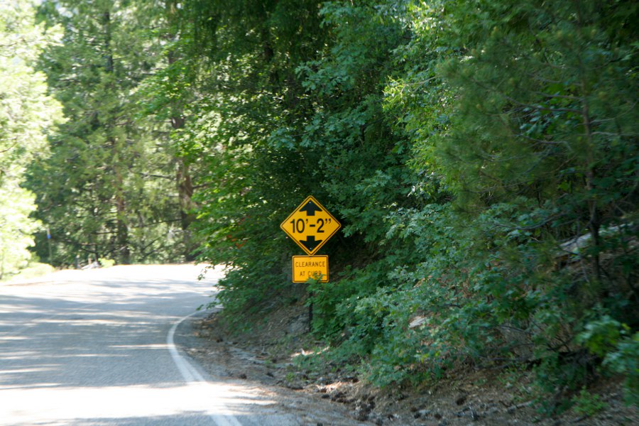 Unser Wohnmobil war 12 ft hoch, deshalb brach kurzzeitig Panik aus