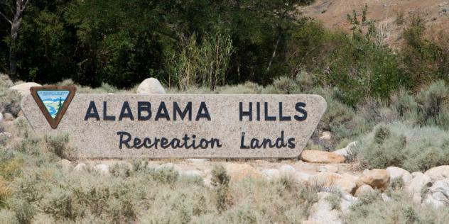 Alabama Hills, Drehort von Bonanza und weiteren Westernfilmen