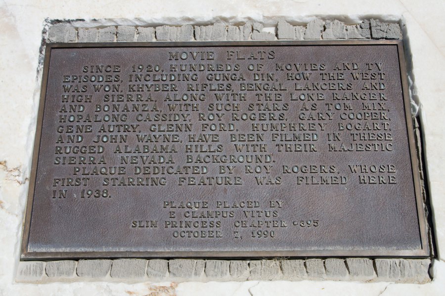 Alabama Hills, Drehort von Bonanza und weiteren Westernfilmen