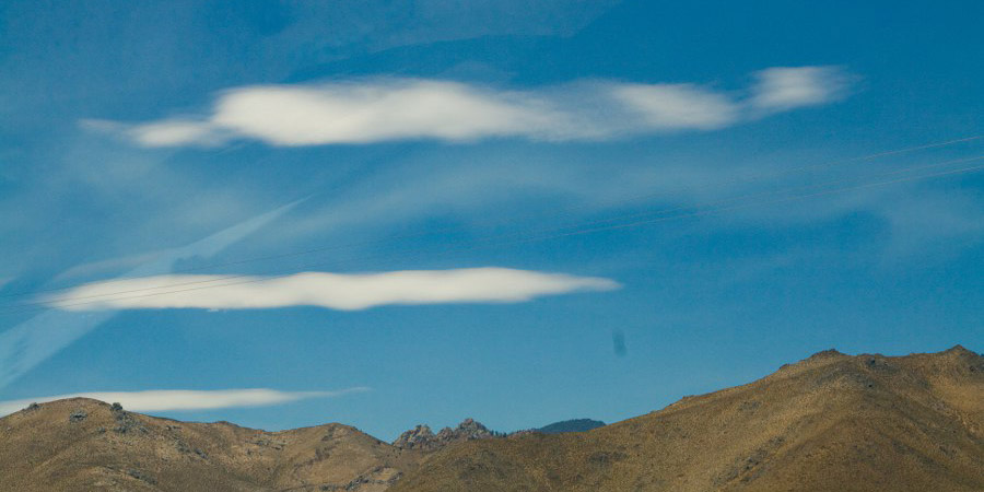 Eigenartige Wolkenformationen