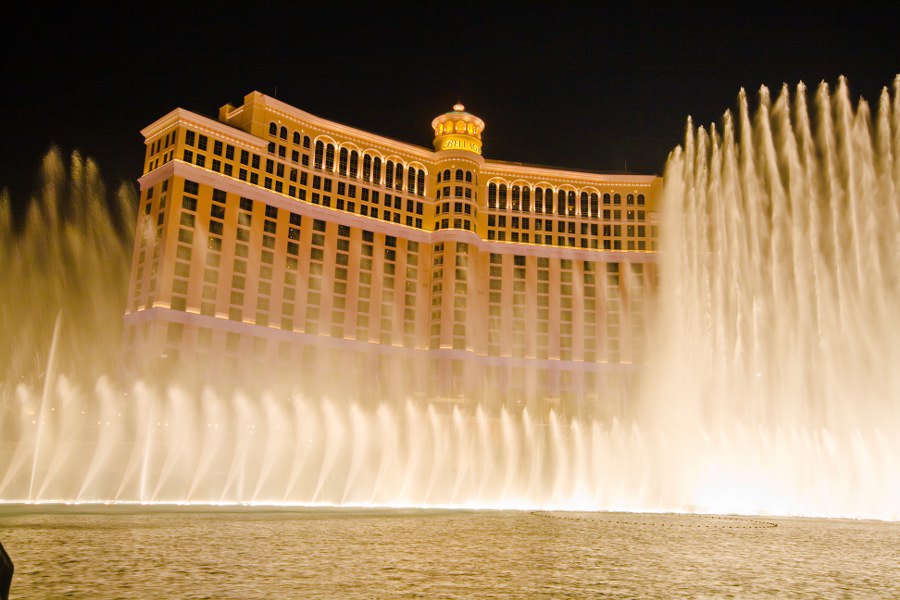 Wasserspiele vor dem Bellagio (Oceans Eleven)