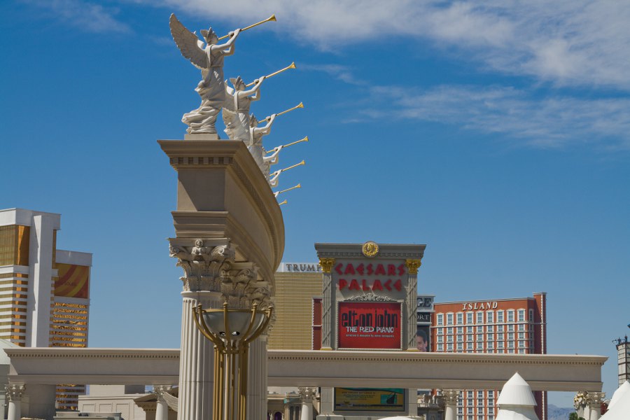 Außenanlagen beim Ceasars Palace