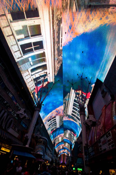 Die Experience in der Fremont Street