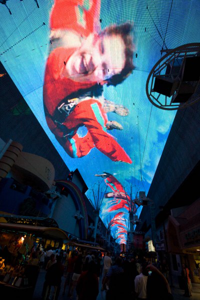 Die Experience in der Fremont Street