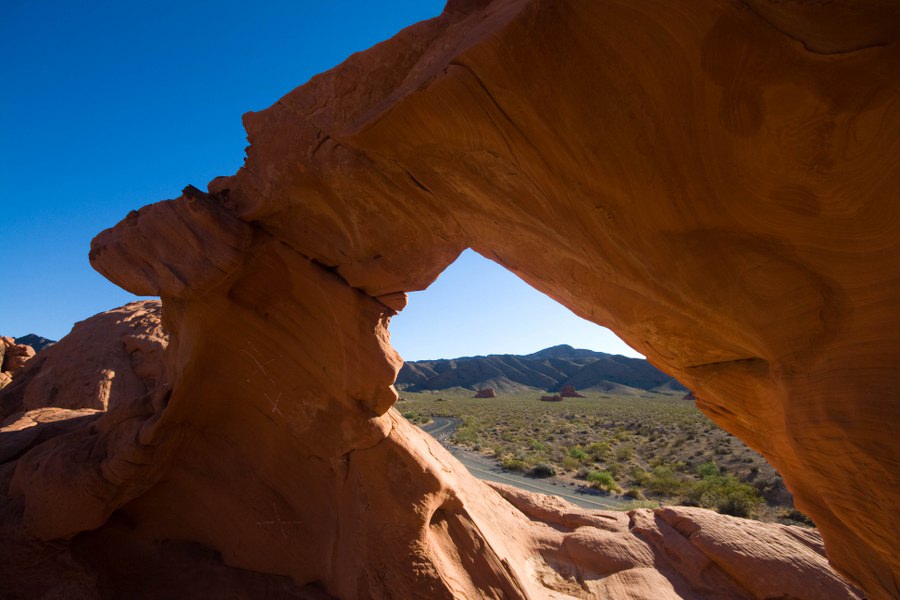 Der Arch Rock im Valley of Fire State Park