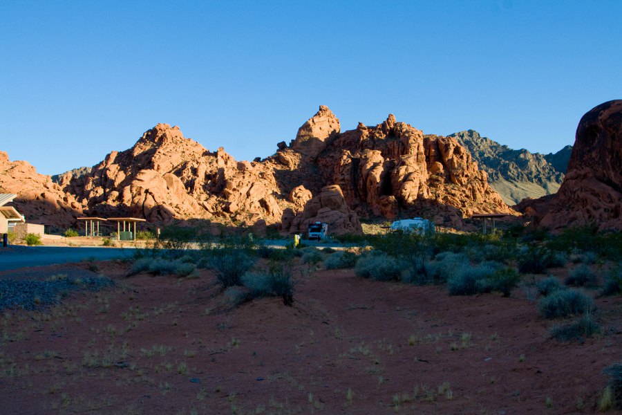 Blick auf den Atlatl-Campground