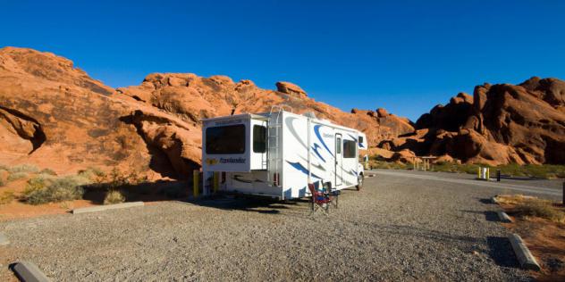 Unsere Site im Valley of Fire SP