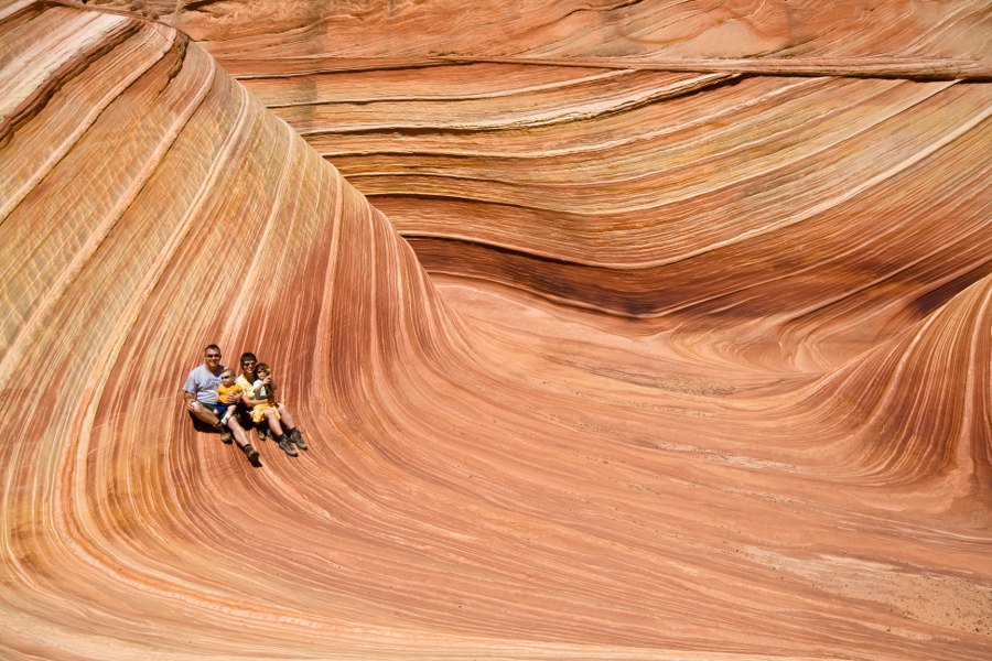 Die Familie Peter in der Wave