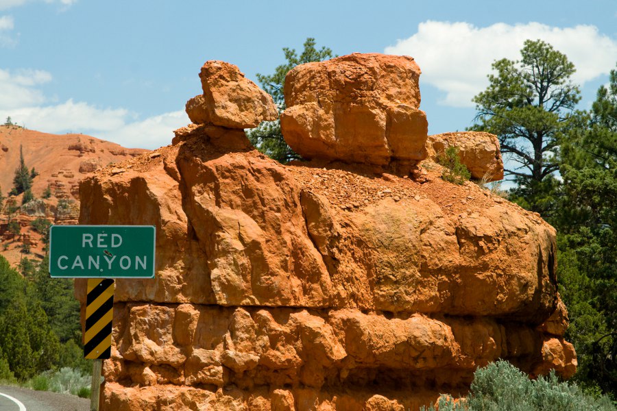 Red Canyon .. kurz vor dem Bryce Canyon NP