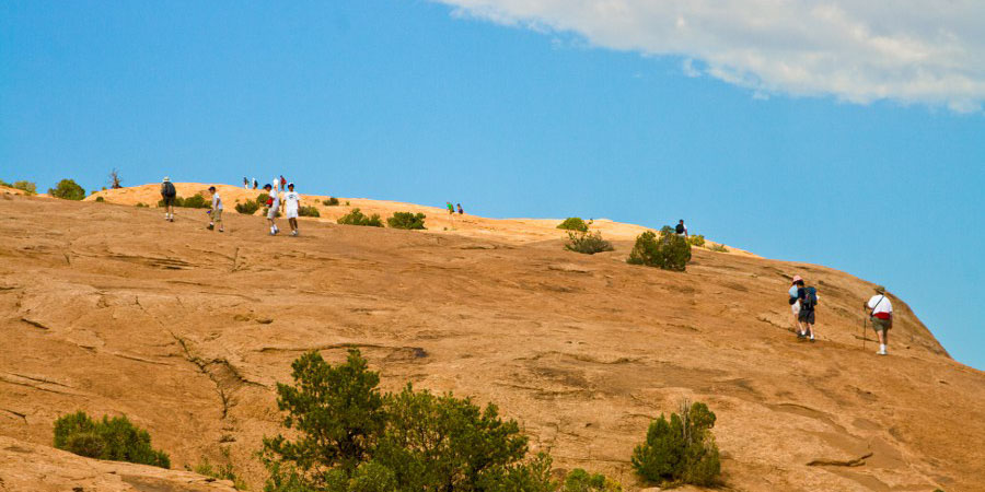 Aufstieg zum Delicate Arch