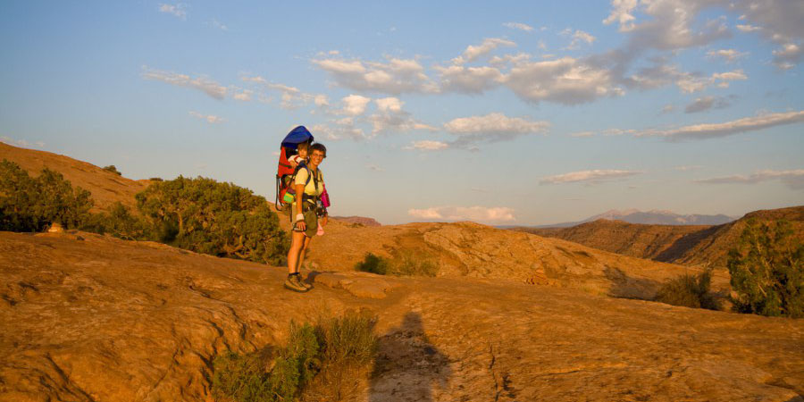 Auf dem Rückweg vom Delicate Arch