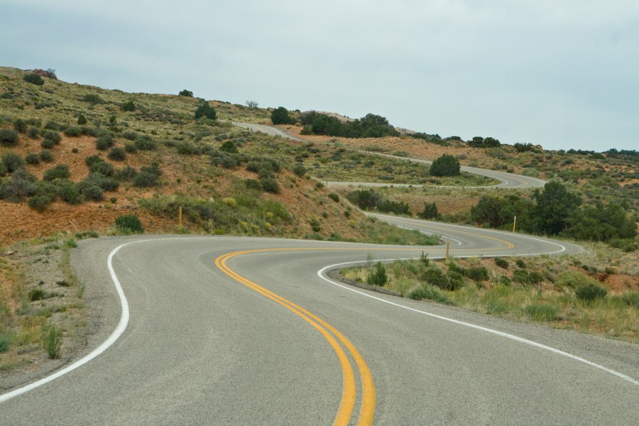 Fahrt in den Canyonlands NP