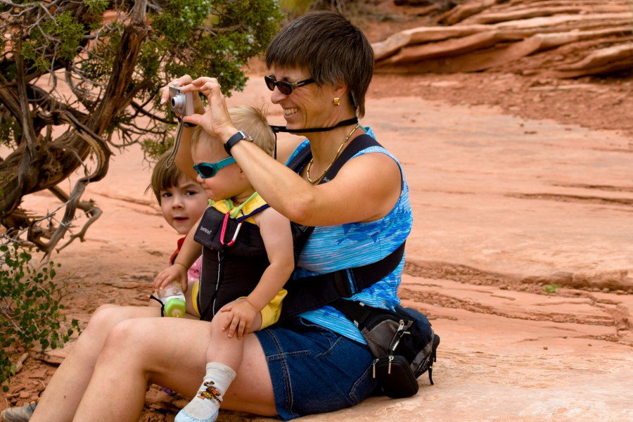 Am Grand View Point im Canyonlands NP