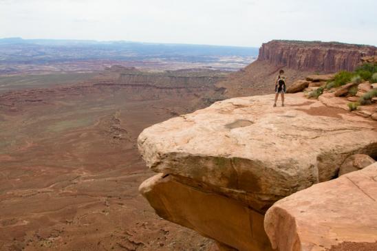 Am Grand View Point im Canyonlands NP