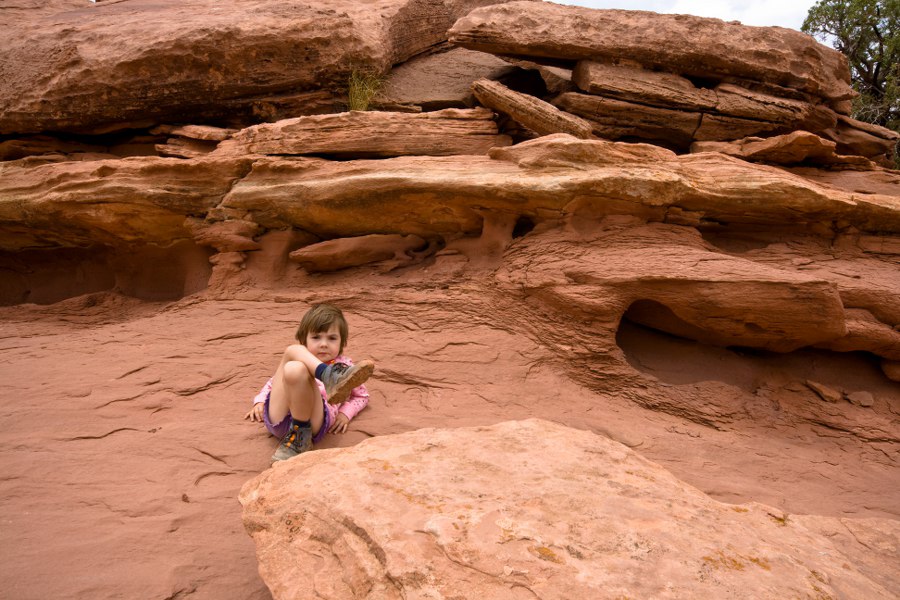 Am Grand View Point im Canyonlands NP