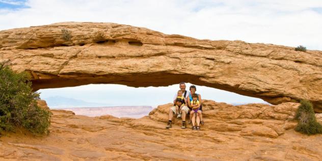 Familie Peter im Canyonlands NP