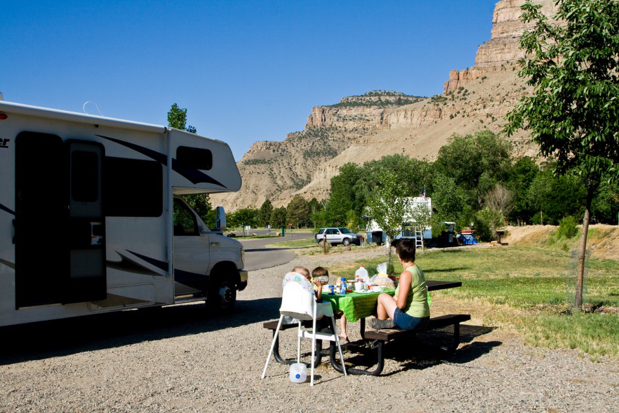Unser letztes Frühstück im Island Acres