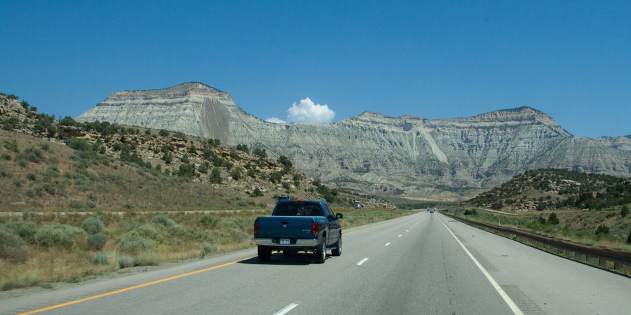 Auf der I-70 nach Denver