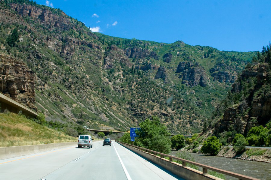Auf der I-70 nach Denver