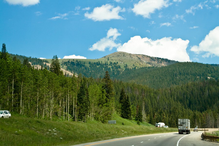 Auf der I-70 nach Denver