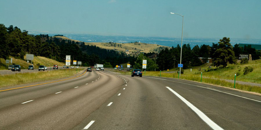 Auf der I-70 nach Denver