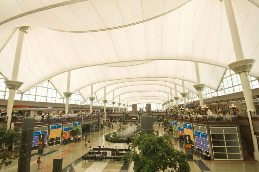 So siehts im Denver Flughafen aus